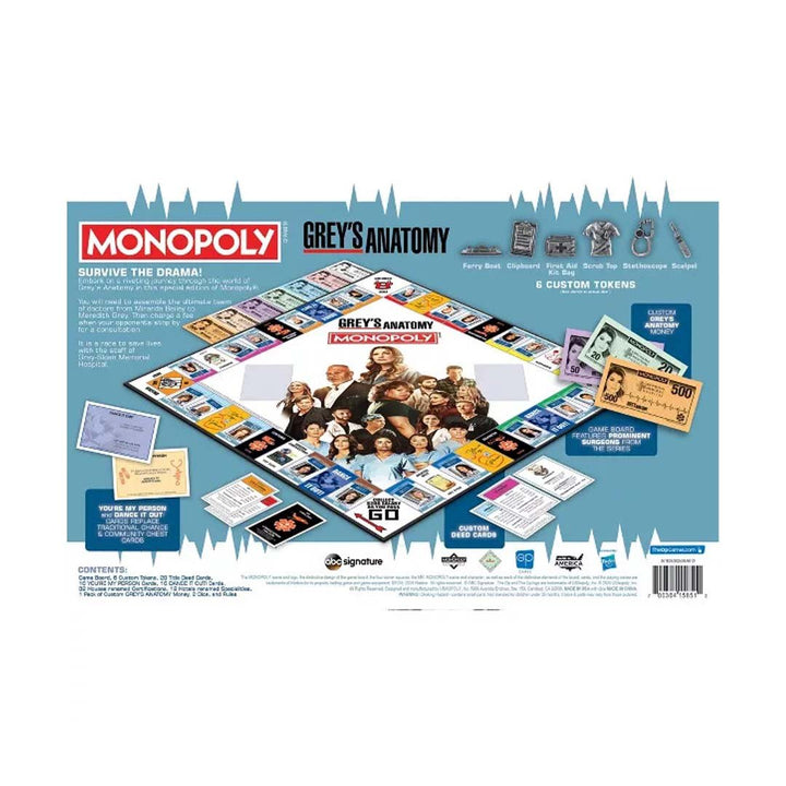 Hasbro Monopoly: Grey&