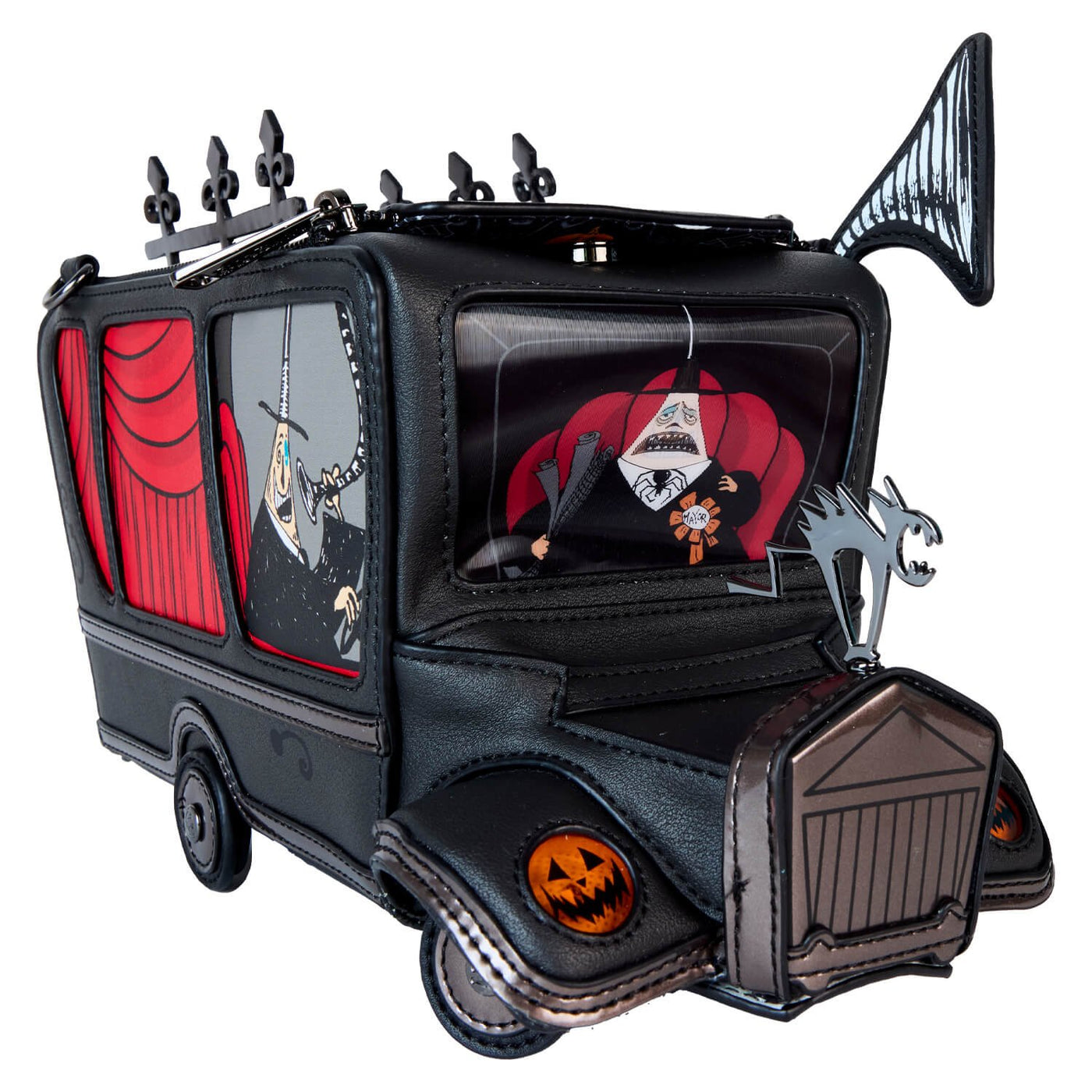 Loungefly Disney Nightmare Before Christmas Mayor Car Figural Crossbody - front angle car