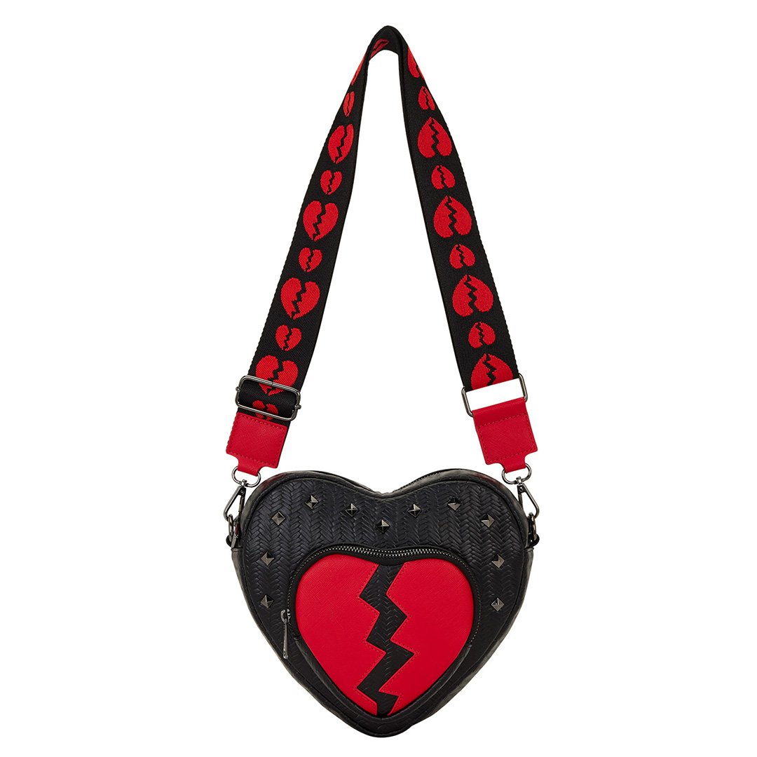 Loungefly Figural Broken Heart Crossbody Bag