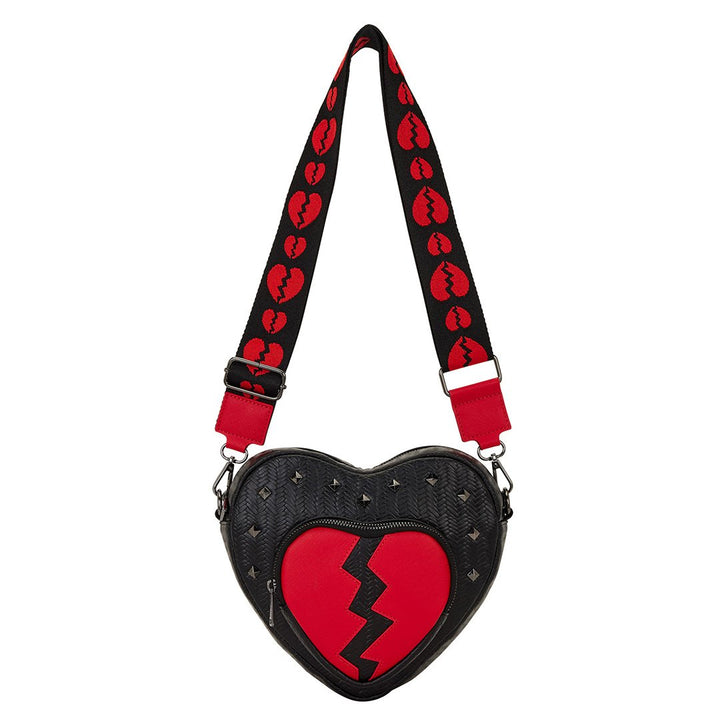 Loungefly Figural Broken Heart Crossbody Bag