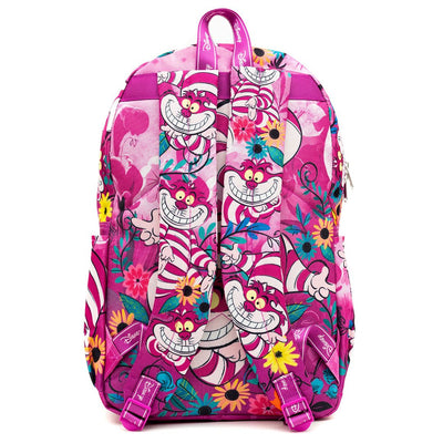 WondaPop Disney Alice in Wonderland Cheshire Cat 17" Full Size Nylon Backpack - Back with straps