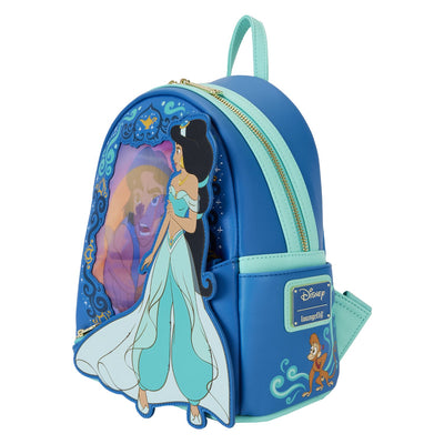 Loungefly Disney Princess Jasmine Lenticular Mini Backpack - Side View