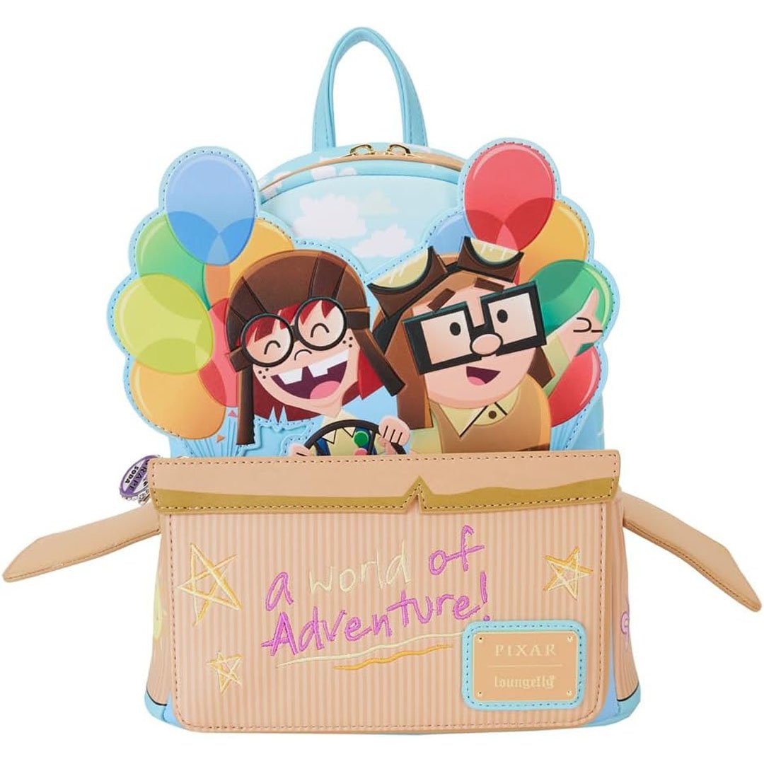 Loungefly Pixar Up 15th Anniversary Spirit of Adventure Mini Backpack