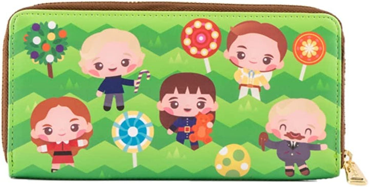 Loungefly Willy Wonka and the Chocolate Factory 50th Anniversary Zip-Around Wallet