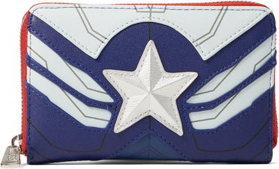 Marvel Falcon Captain America Cosplay Zip-Around Wallet