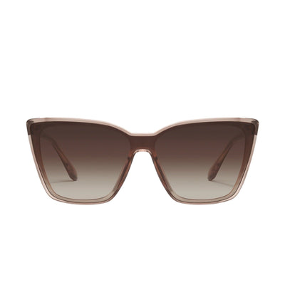 Quay Australia Women's Confidential Cat Eye Square Sunglasses - Front - Doe