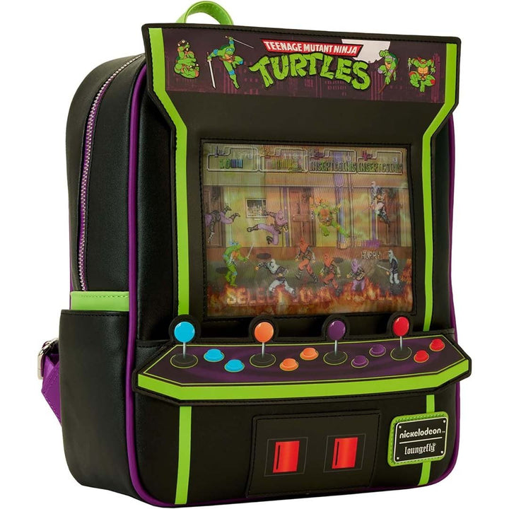 Loungefly Nickelodeon TMNT 40th Anniversary Vintage Arcade Mini Backpack