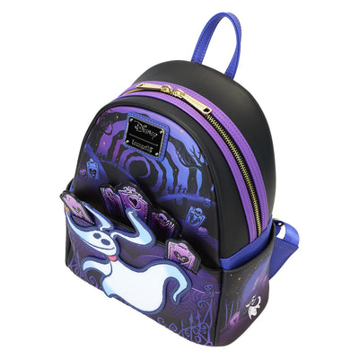 Loungefly Disney The Nightmare Before Christmas Zero Graveyard Light Up Mini Backpack