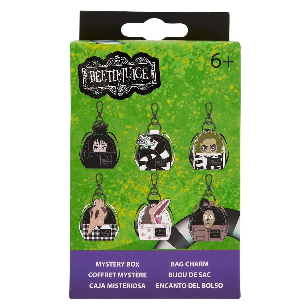 Loungefly Warner Bros Beetlejuice Mystery Mini Backpack Bag Charms