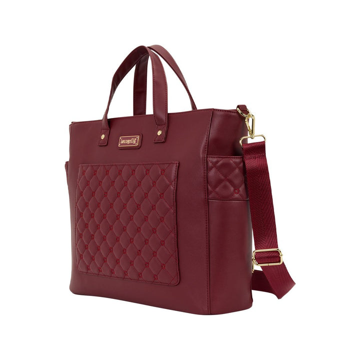 Loungefly The Mo Red Convertible Backpack &amp; Tote Crossbody Bag