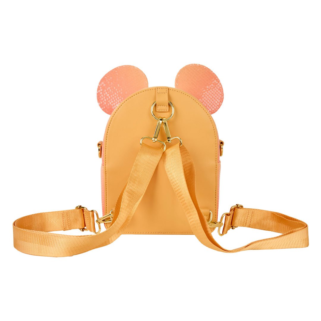 convertable mini backpack Mickey Mouse Glitter Sequin Convertible Mini Backpack & Crossbody Bag