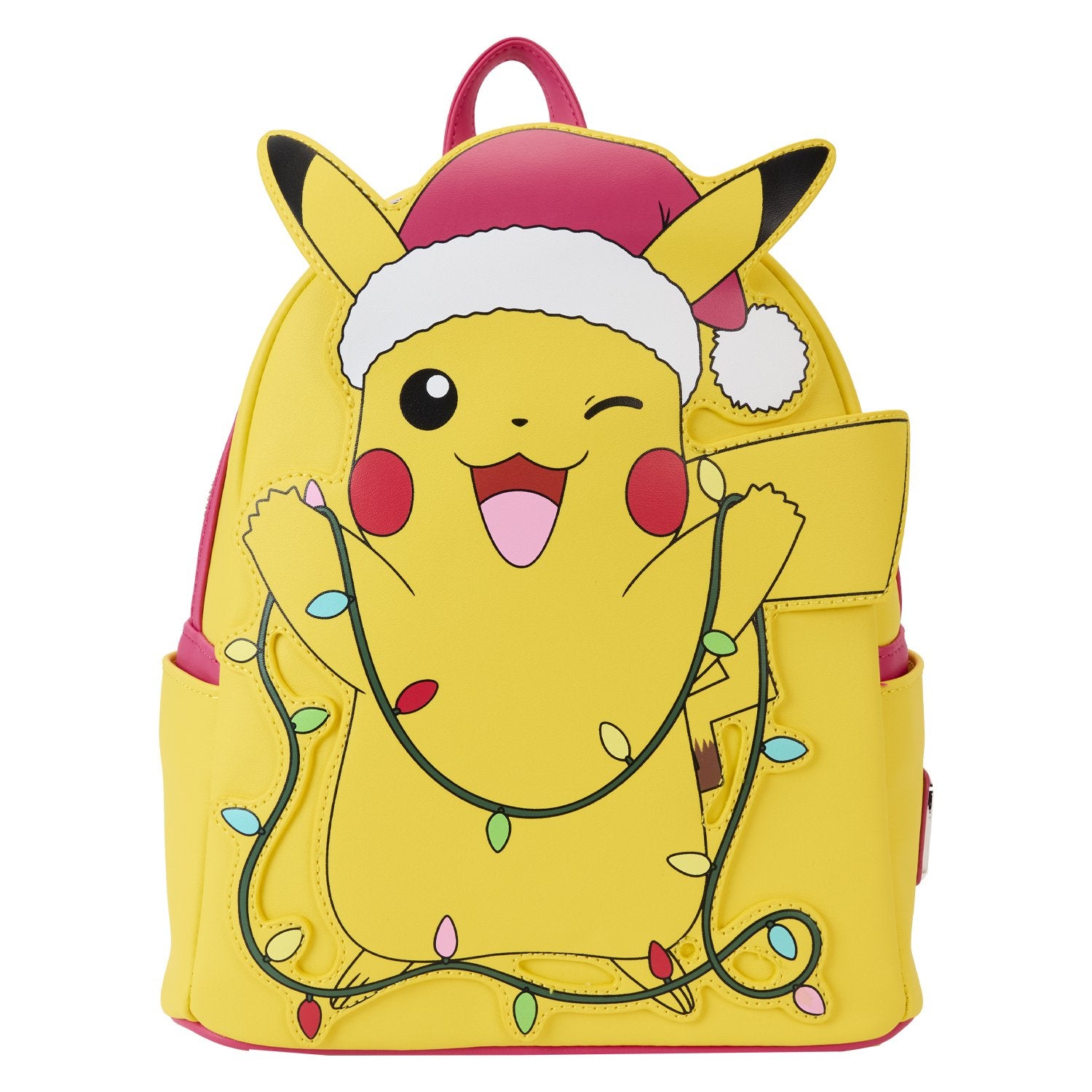 Loungefly Pokémon Santa Pikachu Christmas Lights Light Up Mini Backpac ...