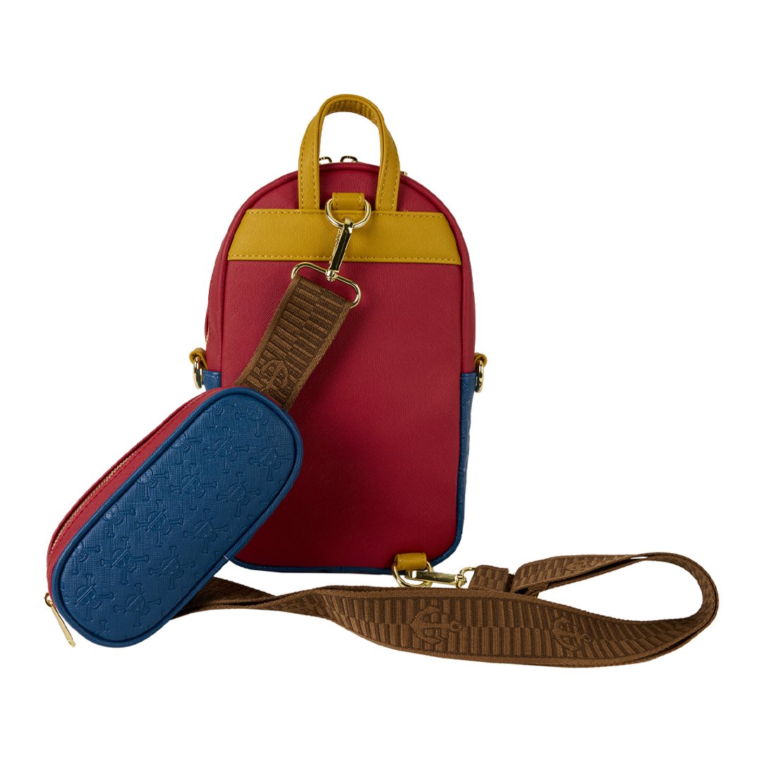 Loungefly Toei One Piece Convertible Sling Crossbody Bag with Coin Bag