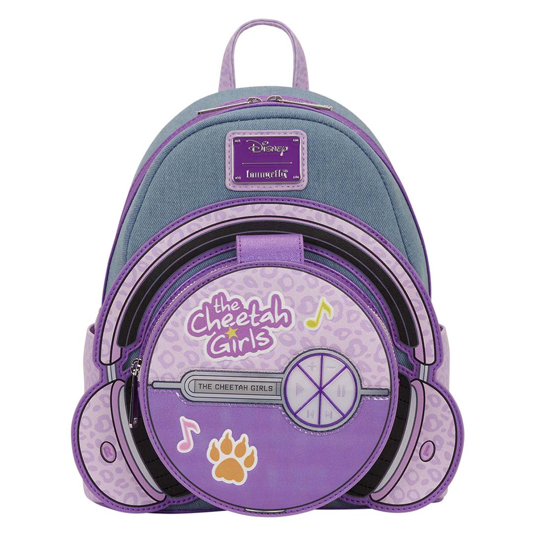 Loungefly Disney Villains Iridescent All-Over Print Mini Backpack