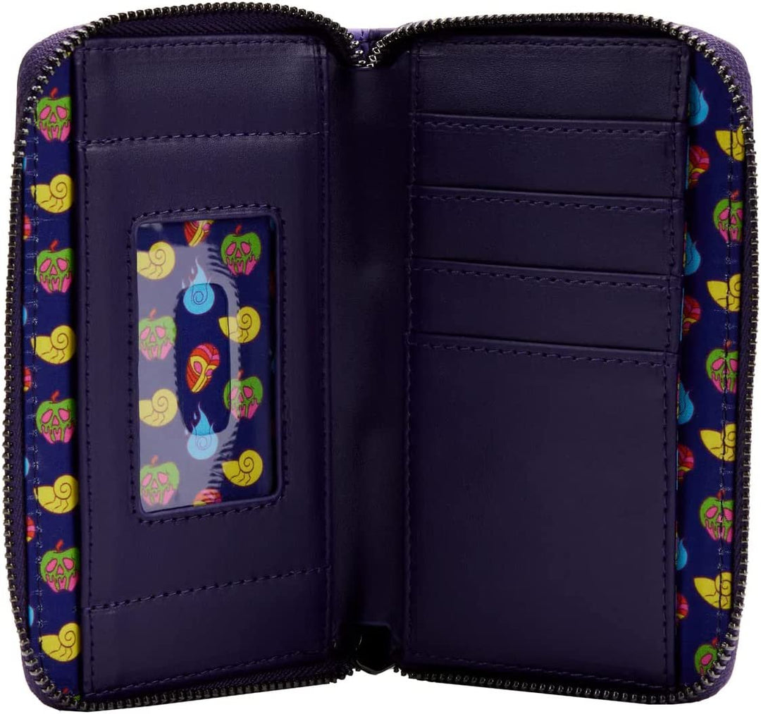 Loungefly Disney Villains In the Dark Zip-Around Wallet