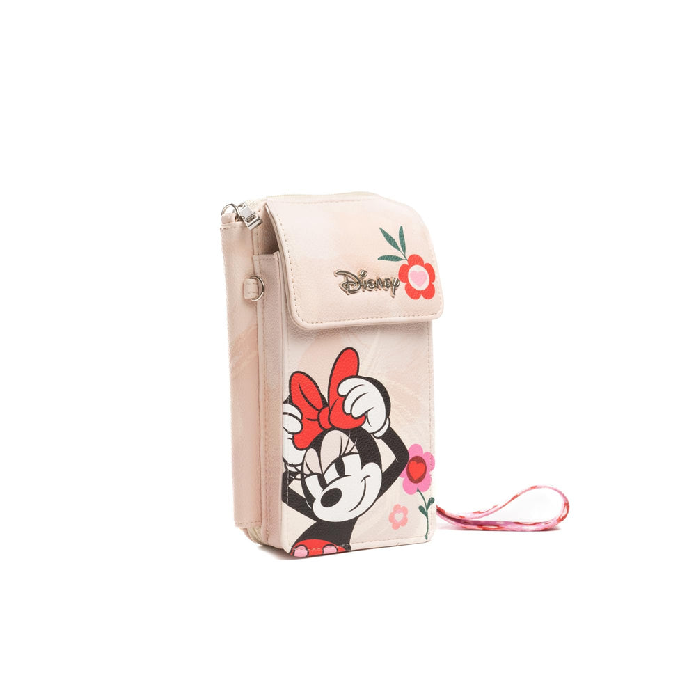 Wondapop Disney Minnie Mouse Crossbody Cell Phone Wallet Wristlet