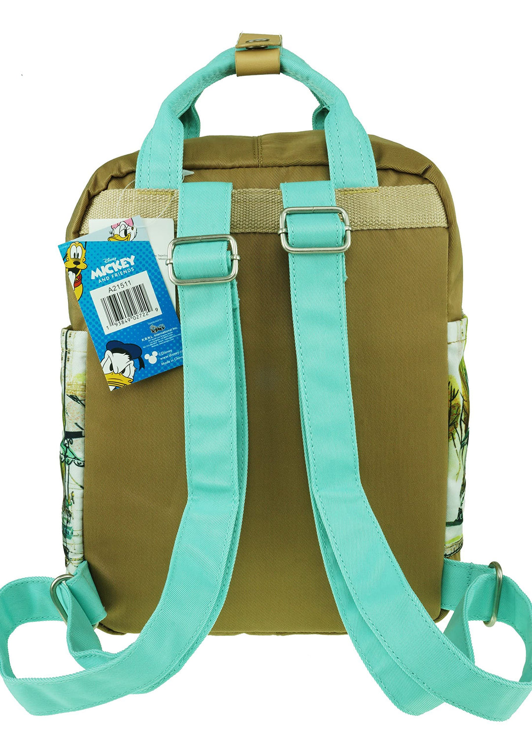 KBNL Disney Mickey Mouse 12" Nylon Mini Backpack - Side