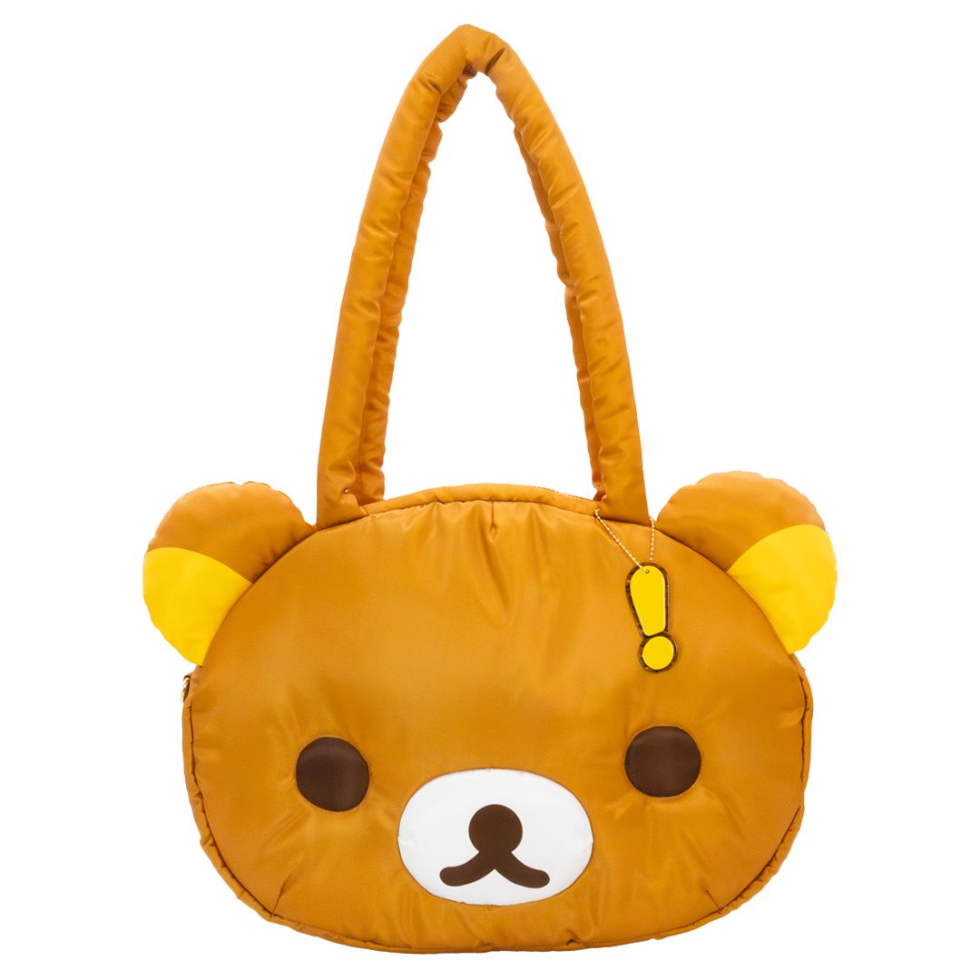 Whatever Makes You Happy Rilakkuma Head Padded Crossbody Bag