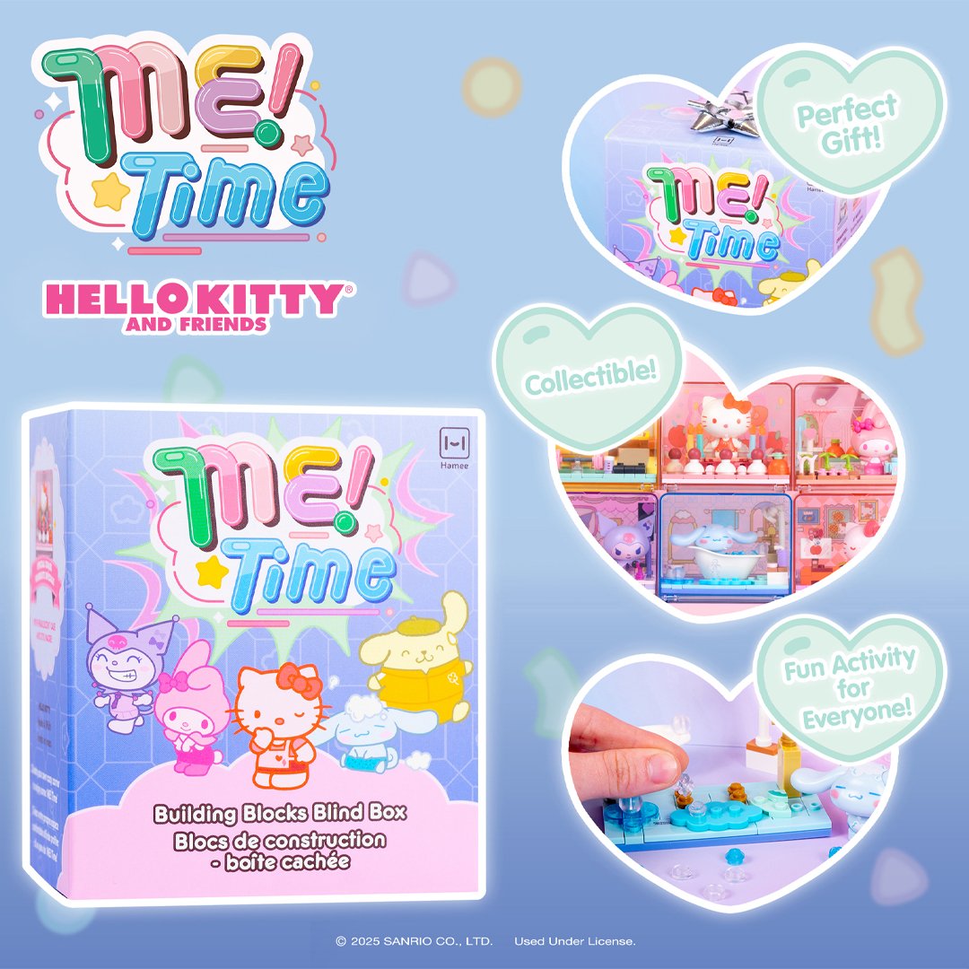 Hamee Sanrio Hello Kitty and Friends Me Time Building Blocks Blind Box