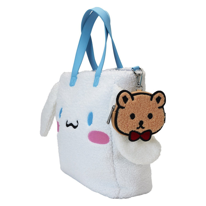 Loungefly Sanrio Cinnamoroll Sherpa Tote Bag with Coin Bag