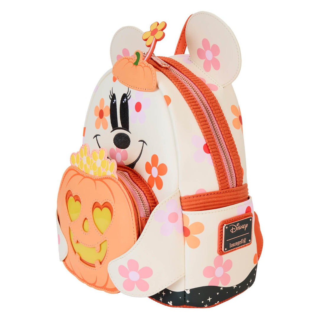 Loungefly Disney Halloween Minnie Mouse Ghost Mini outlet Backpack, Matching Wallet