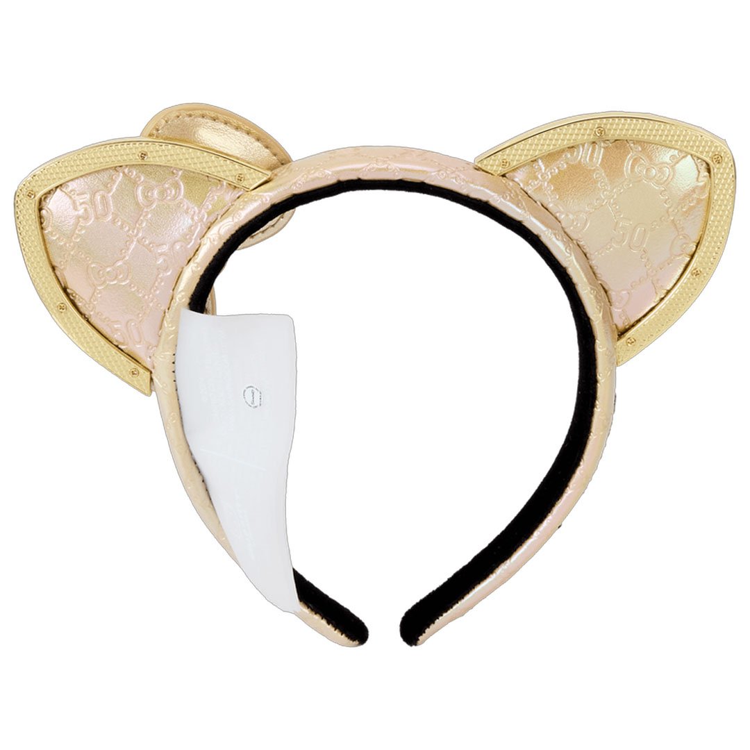 Sanrio 50th Anniversary Hello Kitty Metallic Gold Ear Headband