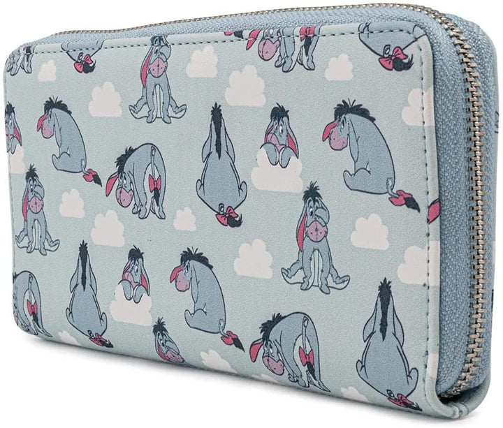 Loungefly Disney Eeyore Allover Print Zip-Around Wallet