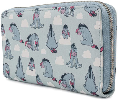 Loungefly Disney Eeyore Allover Print Zip-Around Wallet