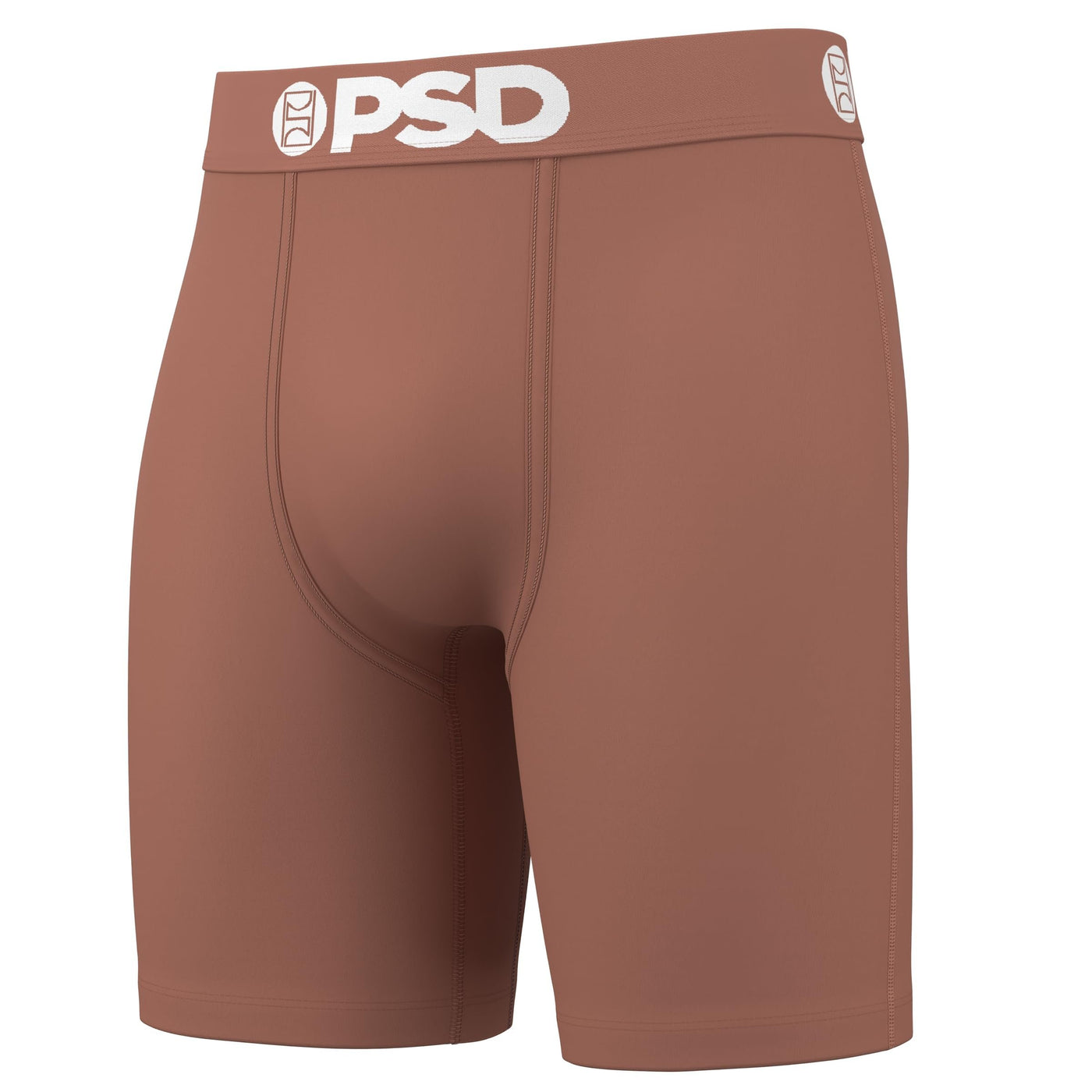 PSD Underwear Men's Natural Cotton Boxer Briefs 3-Pack - Tan