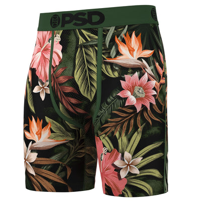 PSD Underwear Men's Blooming Rose Boxer Briefs 3-Pack