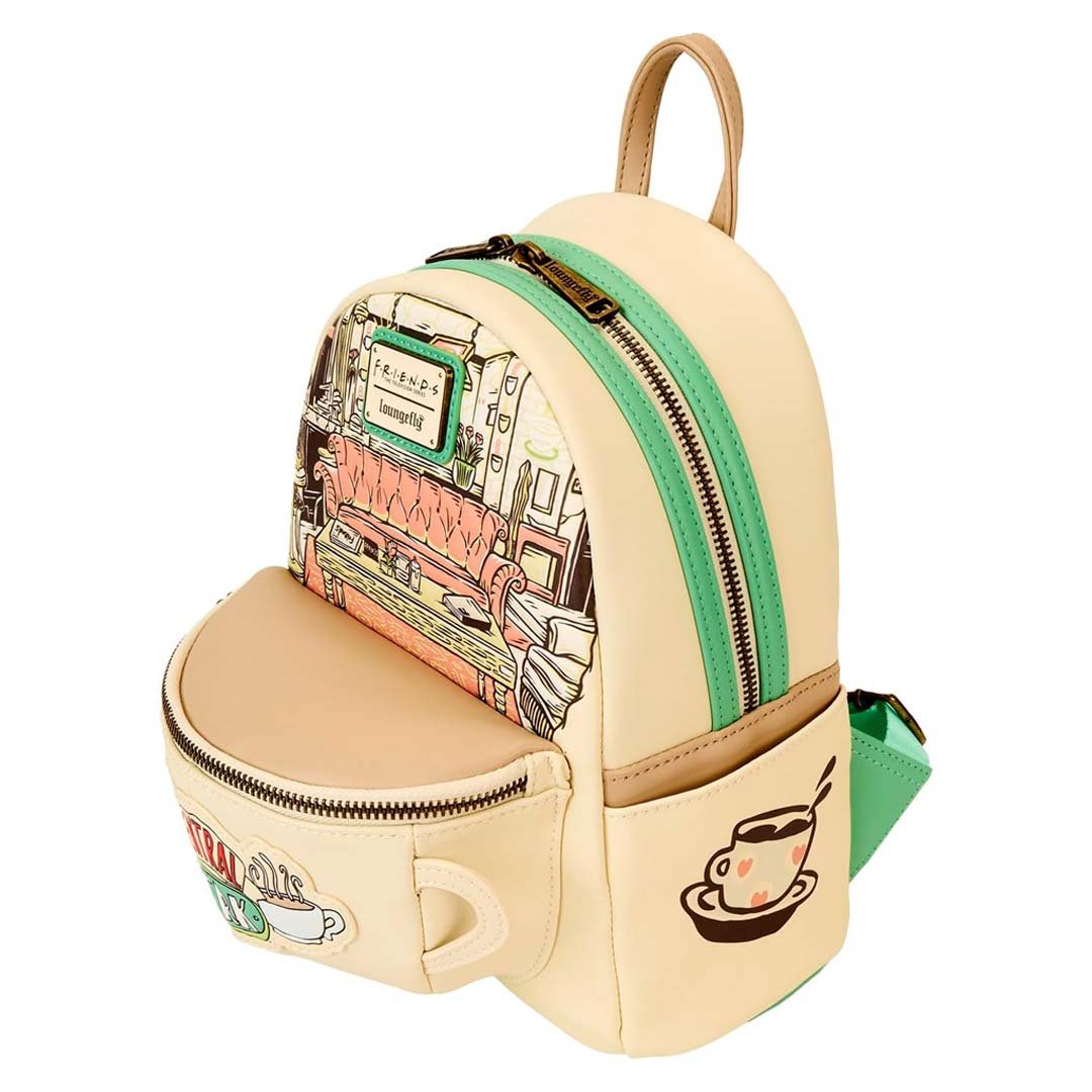Loungefly Warner Brothers Friends Central Perk Domed Coffee Mug Scented Mini Backpack