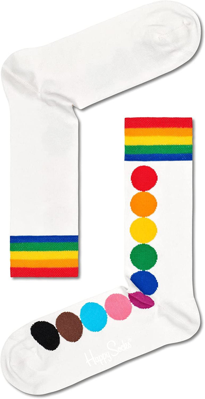 Happy Socks Colorful and Fun Beer Socks Gift Set Gift Set for Men and Women Premium Cotton Socks 2 Pair Giftbox size