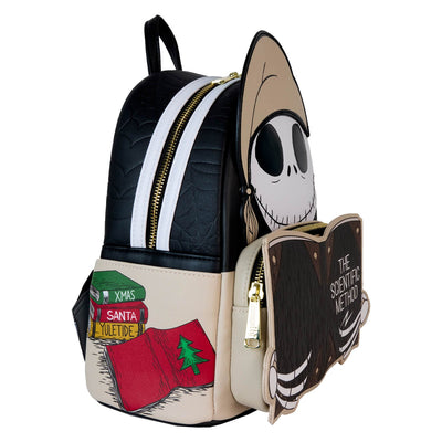 Loungefly Disney Nightmare Before Christmas Bedtime Jack with Scientific Method Cosplay Mini Backpack - Side Detail