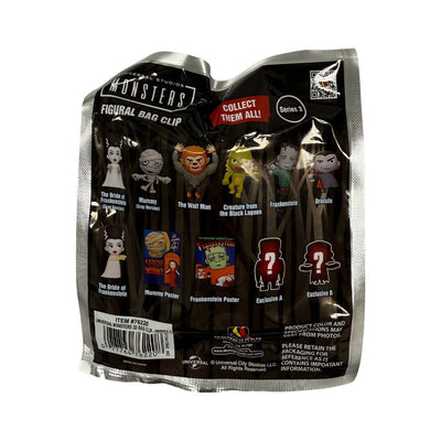 Universal Monsters 3D Foam Bag Clip Series 3 Blind Bag
