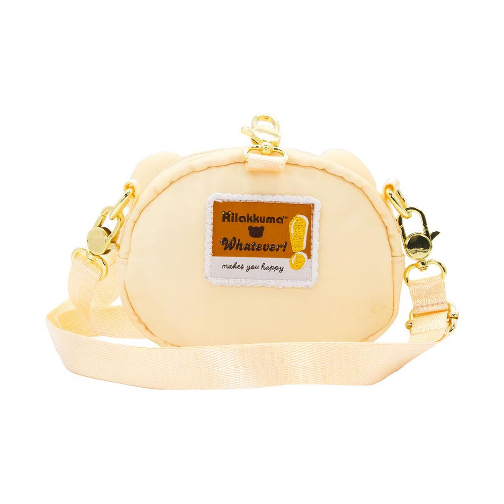 Whatever Makes You Happy Rilakkuma Kirolakkuma Padded Nylon Crossbody with Strap