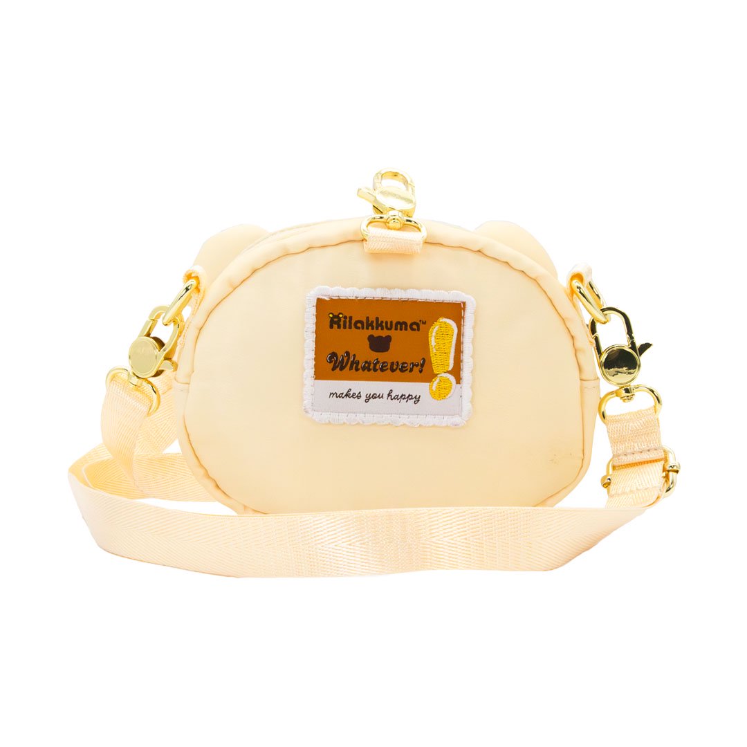 Whatever Makes You Happy Rilakkuma Kirolakkuma Padded Nylon Crossbody with Strap
