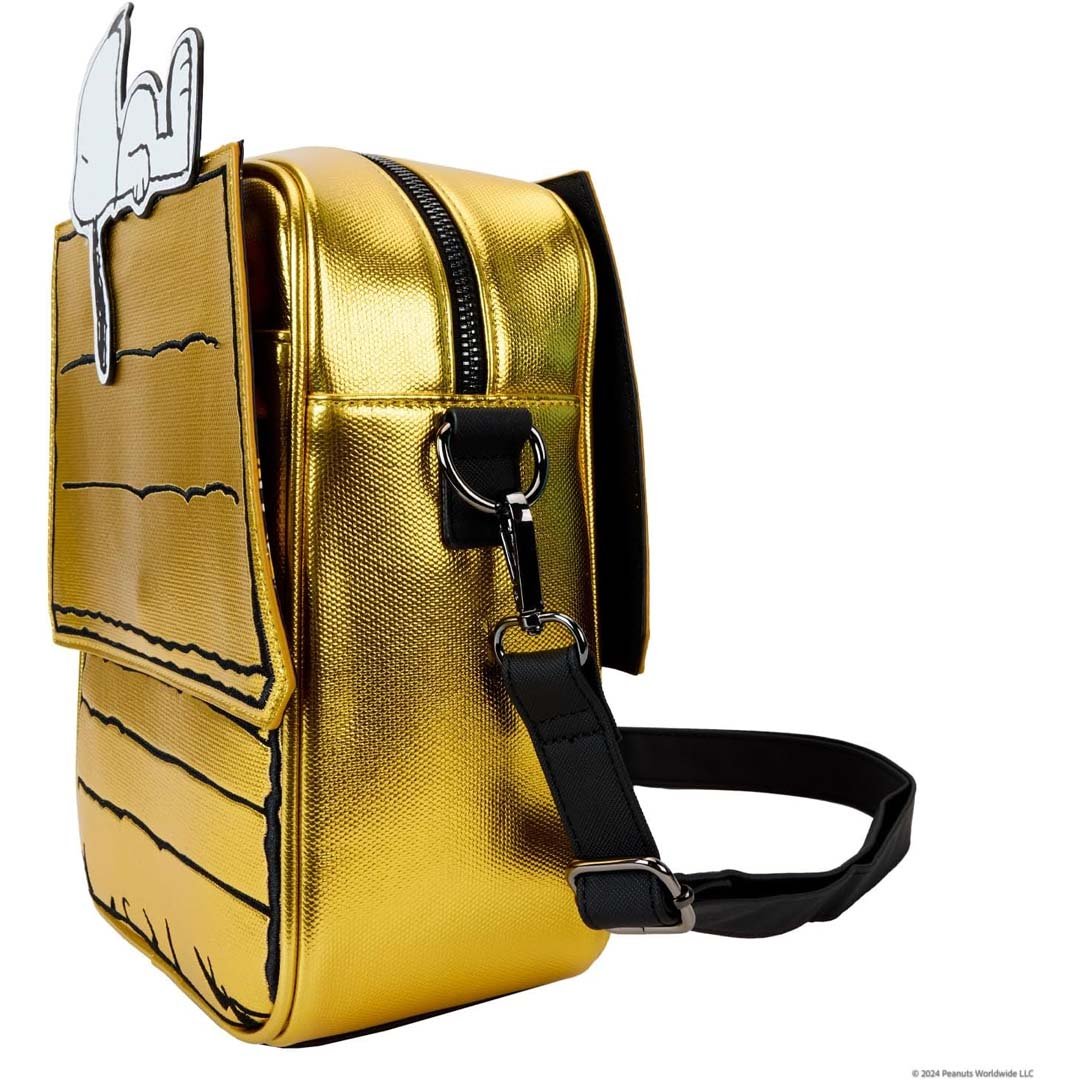 Loungefly Peanuts 75th Anniversary Snoopy Doghouse Crossbody Bag
