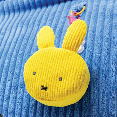 Whatever Makes You Happy Miffy Corduroy Head Blind Box Coin Bag Charms with Stickers