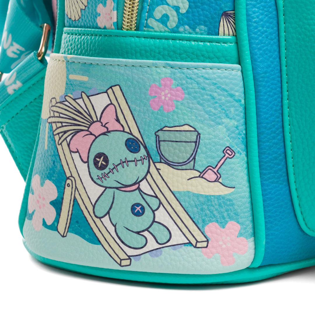 Wondapop Disney Lilo And Stitch Scrump 11" Vegan Leather Mini Backpack
