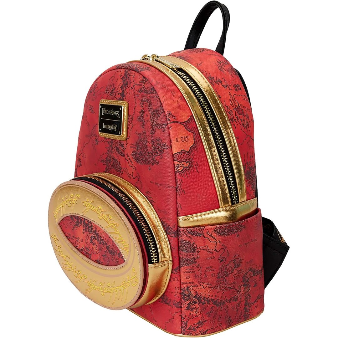 Loungefly Warner Brothers Lord of the Rings The One Ring Mini Backpack