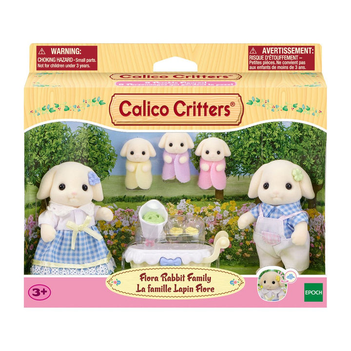 Calico Critters Flora Rabbit Family