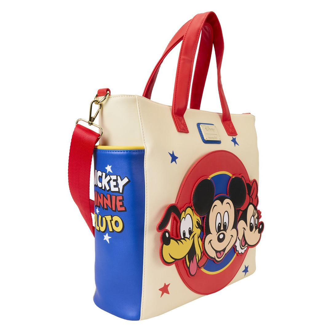 Loungefly Disney Mickey &amp; Friends Classic Convertible Backpack &amp; Tote Bag