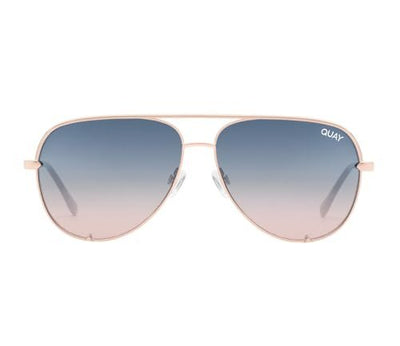 Quay Australia HIGH KEY Classic Unisex Aviator Sunglasses - Front