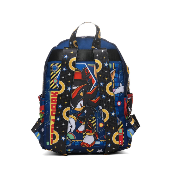 Wondapop Sega Sonic Shadow Team Dark 13" Deluxe Nylon Mini Backpack