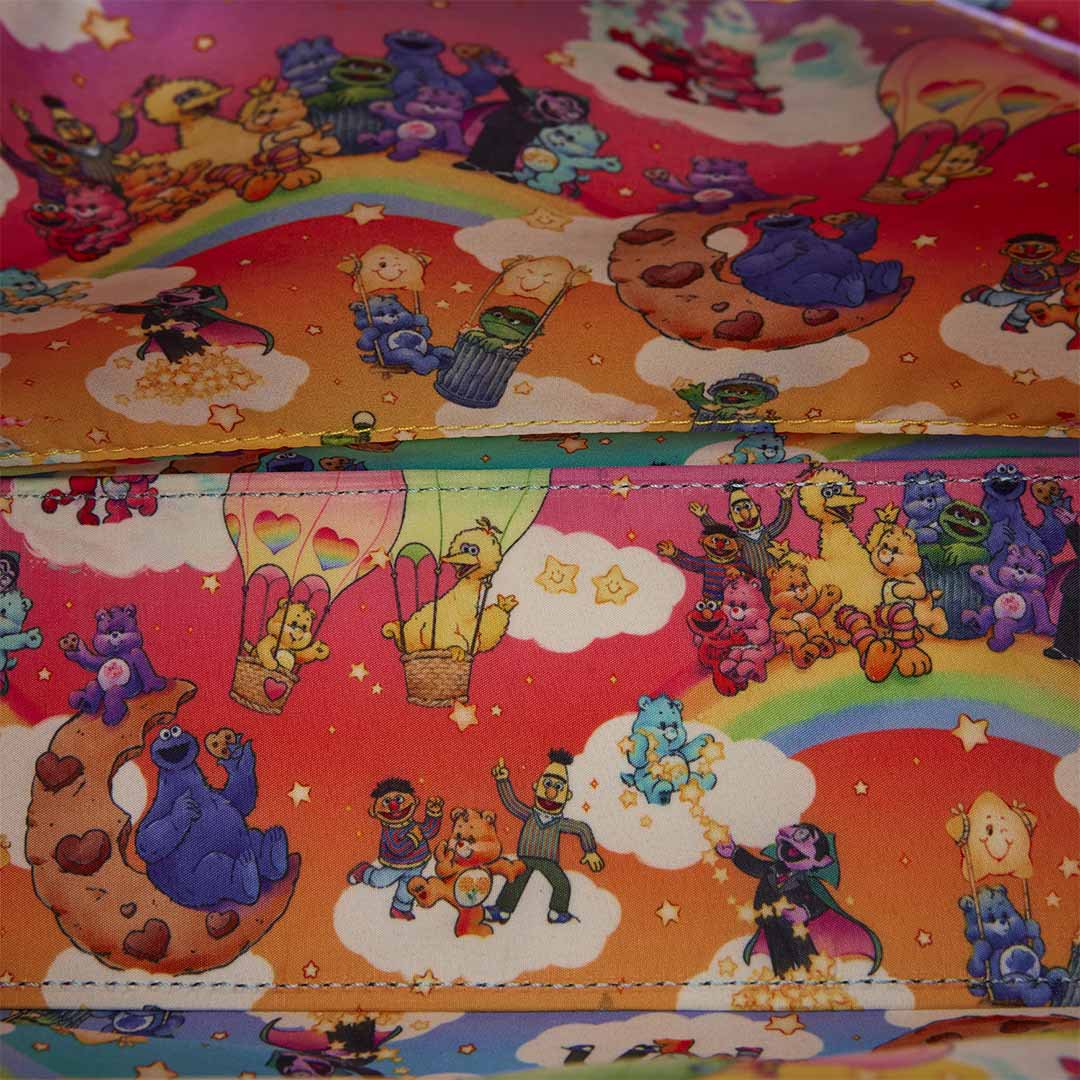 Loungefly Care Bears x Sesame Street Crossbody Bag