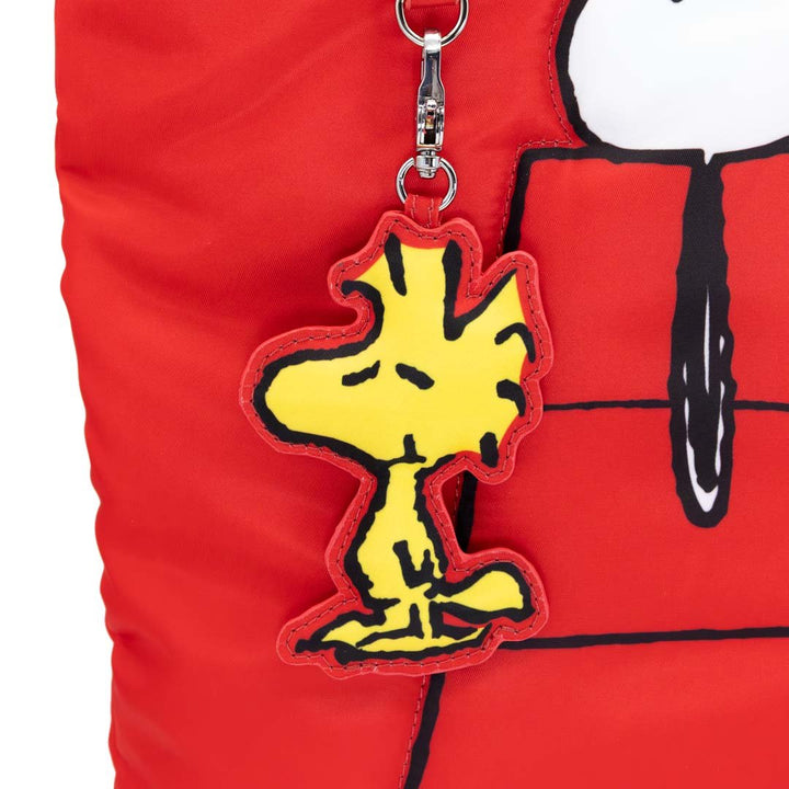 Whatever Makes You Happy Peanuts 75th Anniversary Snoopy House Padded Nylon Tote Bag