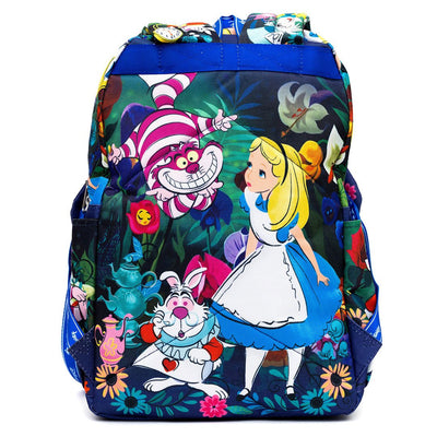WondaPop Disney Alice in Wonderland 17" Full Size Nylon Backpack - Back no straps
