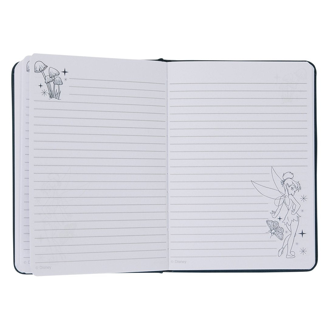 Loungefly Disney Peter Pan Tinker Bell Refillable Stationery Journal