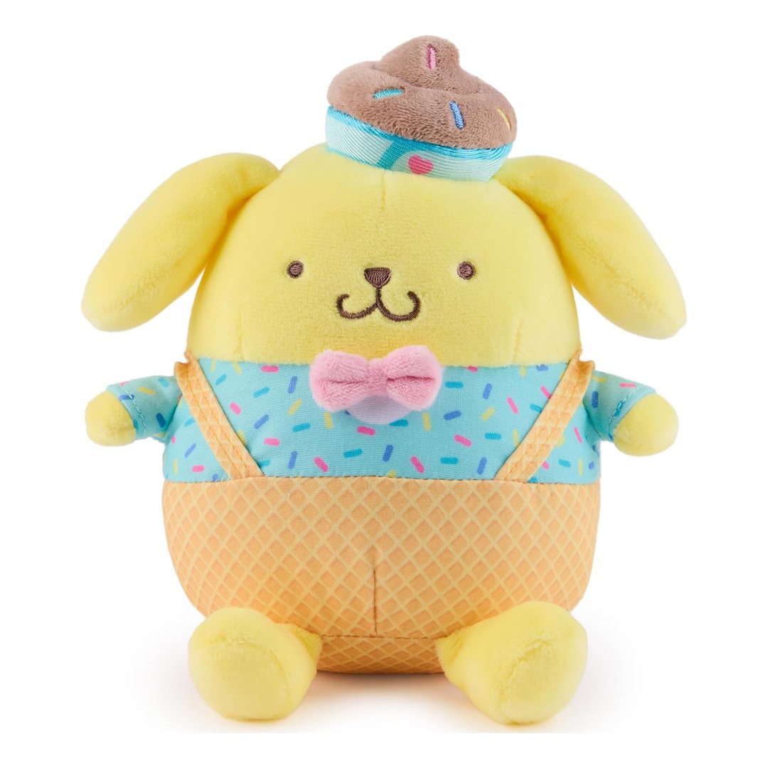 GUND Sanrio Hello Kitty and Friends Pompompurin Ice Cream 6" Plush Toy
