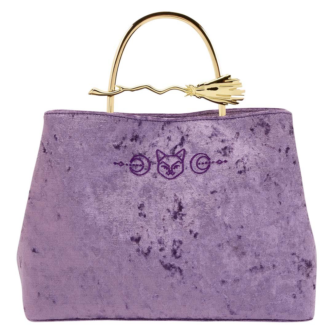 Loungefly Disney Hocus Pocus Velvet Broom Handle Handbag